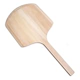 New Star Foodservice Wooden Pizza Peels, 14" x 16" x 30", Wood
