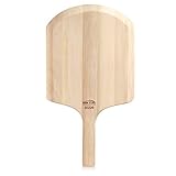New Star Foodservice 50226 Restaurant-Grade Wooden Pizza Peel, 14" L x 12" W Plate, with 8" L Wooden Handle, 22" Overall Length