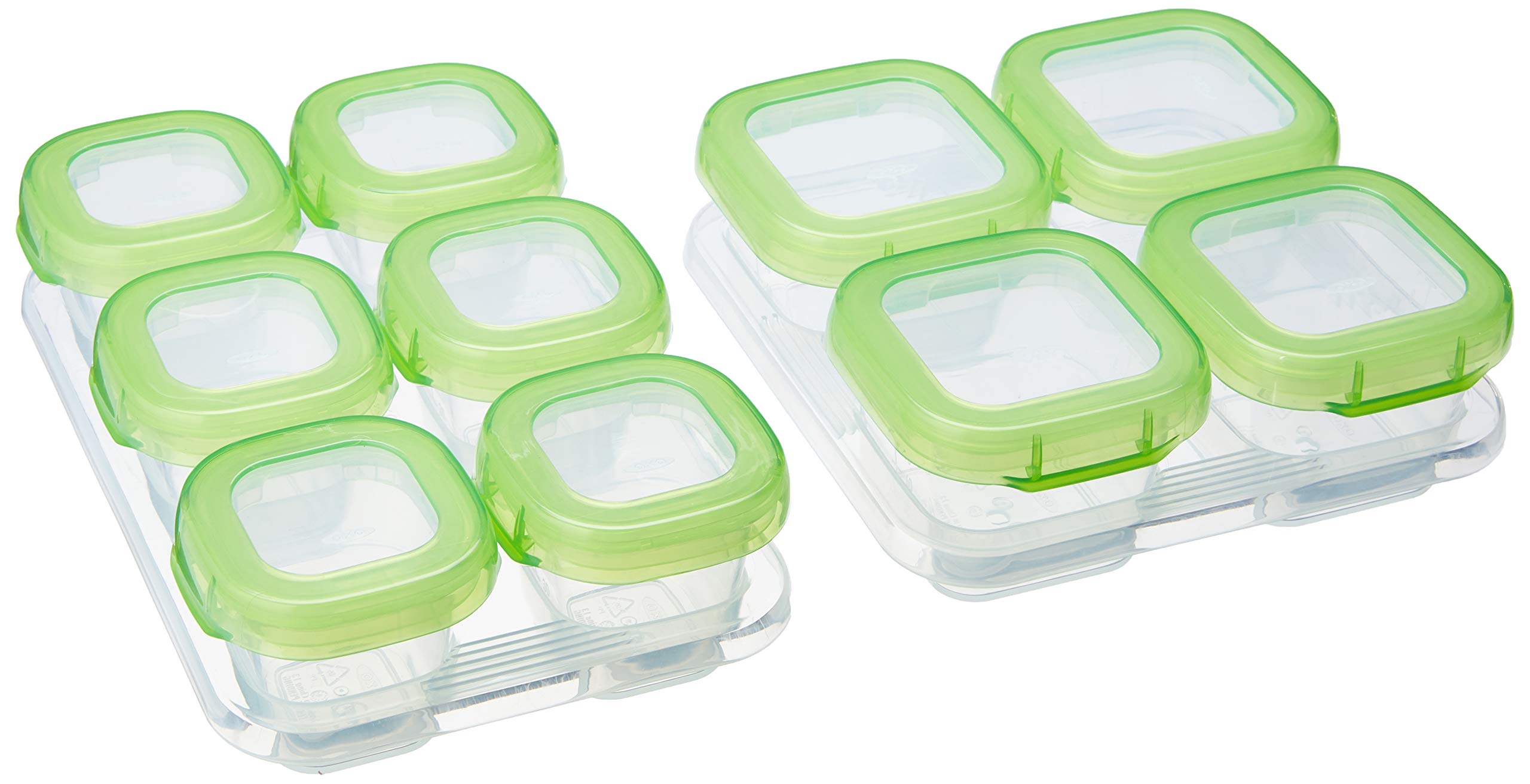 Book Cover OXO Tot 12-Piece Baby Blocks Set, GreenNew Color Available