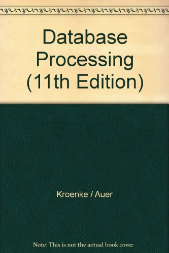 Database Processing (11th Edition)