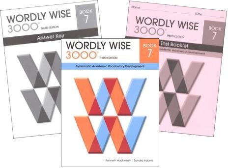 Wordly Wise 3000 Grade 7 SET -- Student, Answer Key and Tests (Systematic Academic Vocabulary Development)