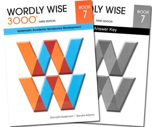 Book Cover Wordly Wise 3000 Grade 7 SET -- Student and Answer Key (Systematic Academic Vocabulary Development)