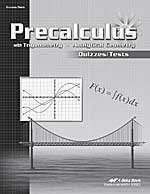 Precalculus; Quizzes and Tests (Traditional MATH Series)