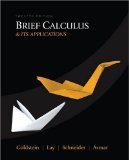 Brief Calculus &Its Applications 12th Edition by Goldstein, Larry J., Schneider, David I., Lay, David C., Asm [Paperback]