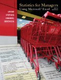 Statistics for Managers using MS Excel 6th Edition by Levine, David M., Berenson, Mark L., Krehbiel, Timothy C., S [Hardcover]