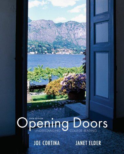 Opening Doors 6th Edition by Cortina, Joe, Elder, Janet [Paperback]