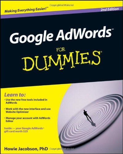 Google AdWords For Dummies by Jacobson, Howie [Paperback]