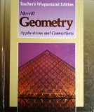Merrill Geometry: Applications and Connections (Teacher's Wraparound Edition) 5th (fifth) edition by GLENCOE 93 published by Schools (1992) [Hardcover]