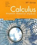 Calculus by Ross L. Finney, Franklin D. Demana, Bet K. Waits, Daniel Ken [Hardcover]