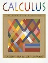 Calculus with Analytic Geometry, Alternate 6th Edition by Larson, Ron, Hostetler, Robert P., Edwards, Bruce H. [Hardcover]
