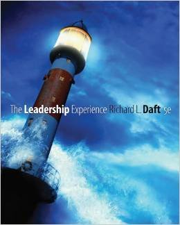 Book Cover The Leadership Experience 5th Edition by Daft, Richard L. [Paperback]