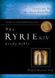 The Ryrie KJV Study Bible Genuine Leather Burgundy- Red Letter Pap/Dvdr edition by Ryrie, Charles C. published by Moody Publishers (2008) [Leather Bound]