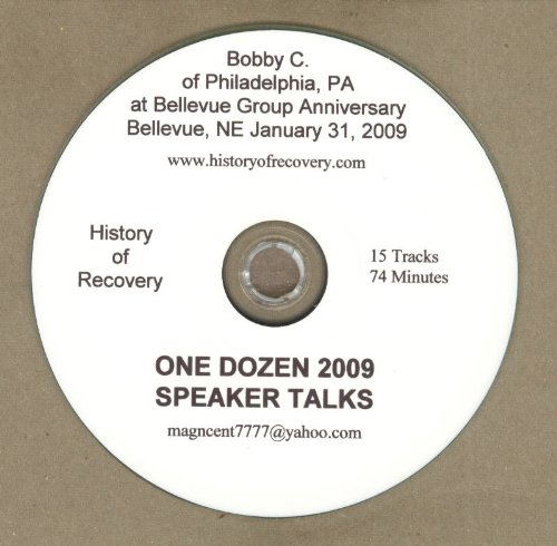 One Dozen Popular Alcoholics Anonymous Speaker Cds Twelve Discs in Set