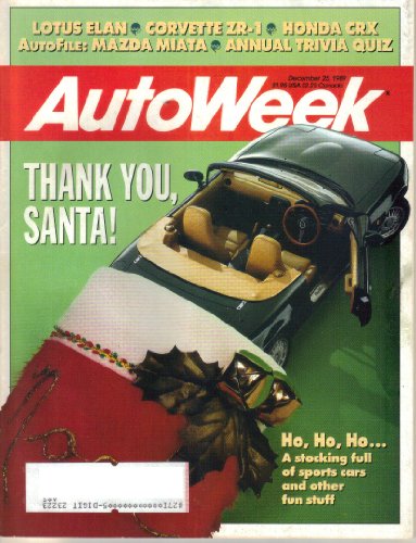 AutoWeek Magazine, Vol. 39, No. 52 (December 25, 1989)