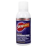 Stopain Pain Relief Spray 4oz, USA Made, Max Strength Fast Acting with Menthol, MSM, Glucosamine for Lower Back, Arthritis, Knee, Neck, Joints, HSA FSA Approved OTC Topical Analgesic Product