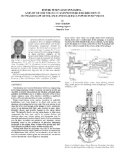 POWER PUMP VALVE DYNAMICS - A STUDY OF THE VELOCITY AND PRESSURE DISTRIBUTION IN OUTWARD-FLOW BEVEL-FACE AND FLAT-FACE POWER PUMP VALVES [Loose Leaf Edition]