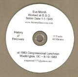 Eve Marsh Alcoholics Anonymous GSO Manager 1983 Talk at Congressional Luncheon Washington DC