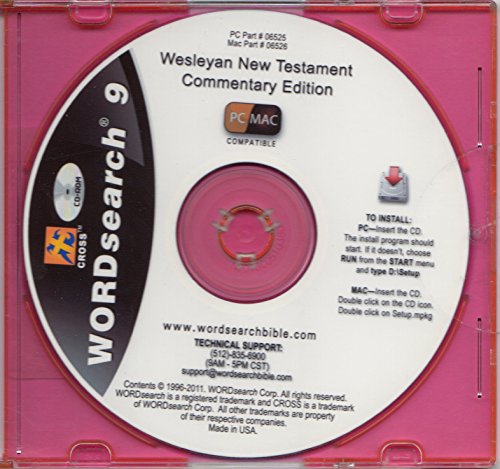 WORDsearch 9 Wesleyan Bible Study Commentary Series, The New Testament, Bible Softwaree