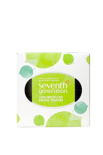 Book Cover Seventh Generation Facial Tissues Cube, 2 Ply - 85 Count (Pack of 4)