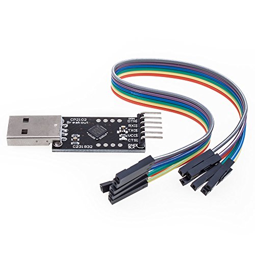 Book Cover KEDSUM® CP2102 Module STC Download Cable USB 2.0 to TTL 6PIN Serial Converter For STC