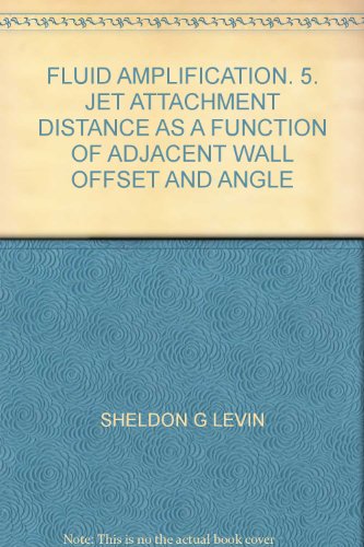 FLUID AMPLIFICATION. 5. JET ATTACHMENT DISTANCE AS A FUNCTION OF ADJACENT WALL OFFSET AND ANGLE