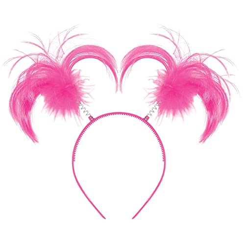 Ponytail Headband - 8" x 5" | Pink | 1 Pc