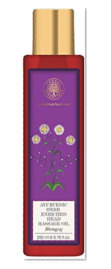 Forest Essentials Ayurvedic Herb Enriched Head Massage Oil - Bhring Raj 200ml by Forest Essentials