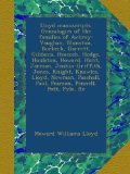 Lloyd manuscripts. Genealogics of the families of Awbrey-Vaughan, Blunston, Burbeck, Garrett, Gibbons, Heacock, Hodge, Houlston, Howard, Hunt, Jarman, ... Paul, Pearson, Pennell, Pott, Pyle, Re