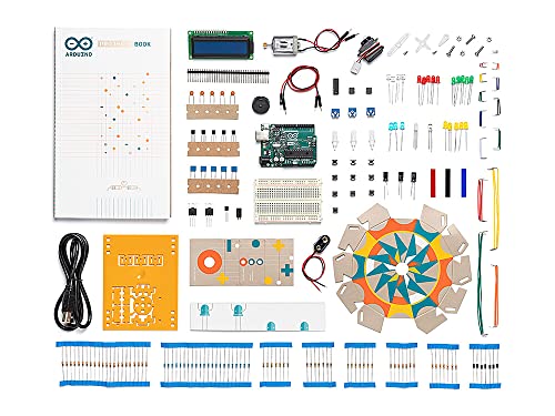 Book Cover Arduino Starter Kit - English Official Kit With 170 Page Book - K000007
