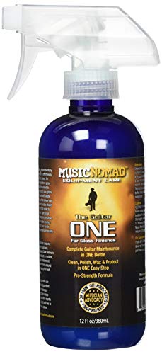 MusicNomad MN150 Guitar ONE All-in-1 Cleaner, Polish, and Wax, 12 oz.