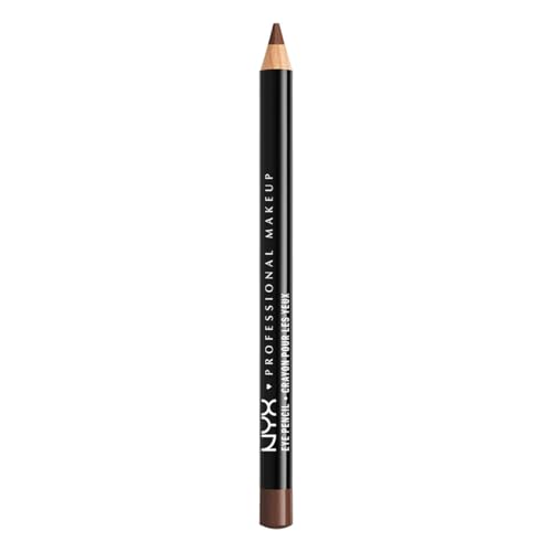 NYX PROFESSIONAL MAKEUP Slim Eye Pencil, Eyeliner Pencil - Dark Brown