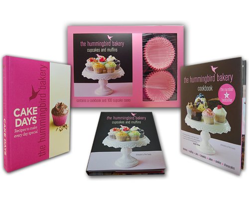 Tarek Malouf The Hummingbird Bakery 4 Books Collection Pack Set RRP: Â£56.97 (Cake Days: Recipes to make every day special, Cupcakes & Muffins, Cookbook, Cupcake Kit)