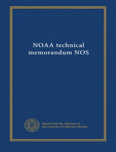 NOAA technical memorandum NOS (v.21)