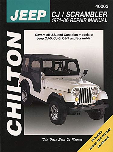 Book Cover Haynes 40202 Chilton 1971-86 Cj Manual