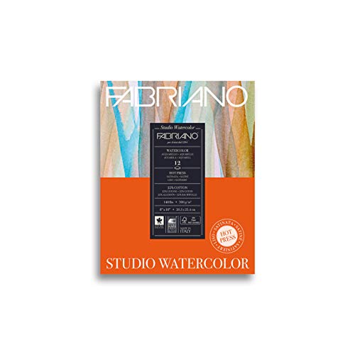 Fabriano Studio Wc Pad 8X10 Hp 140Lb 12 Shts