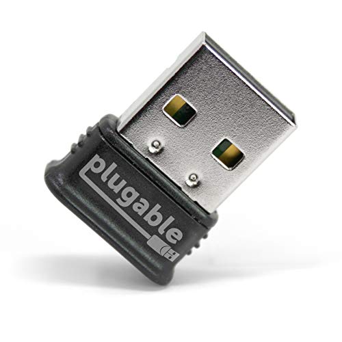 Book Cover Plugable USB Bluetooth 4.0 Low Energy Micro Adapter (Compatible with Windows 10, 8.1, 8, 7, Classic Bluetooth, Gamepad, and Stereo Headset Compatible)
