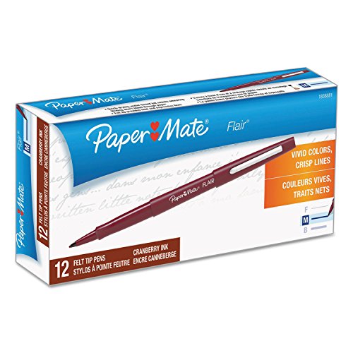 Paper Mate Flair Felt Tip Pens Cranberry (PAP1838881)