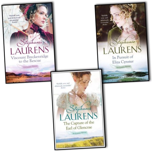 Stephanie Laurens Bar Cynster 3 Books Collection Pack Set RRP: Â£23.97 (Viscount Breckenridge to the Rescue, In Pursuit of Eliza Cynster, The Capture Of The Earl Of Glencrae)