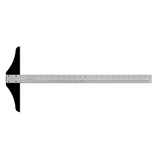 Ludwig Precision Standard Aluminum T-Square for Art Framing & Drafting, 24-inch