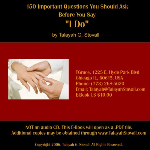 150 Important Questions You Should Ask Before You Say "I Do"