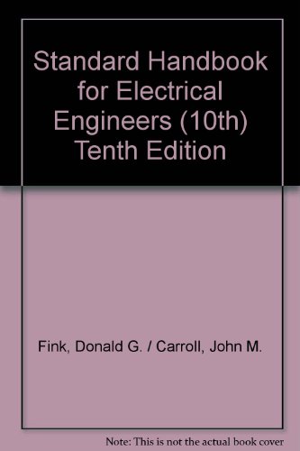 Standard Handbook for Electrical Engineers, 10th edition