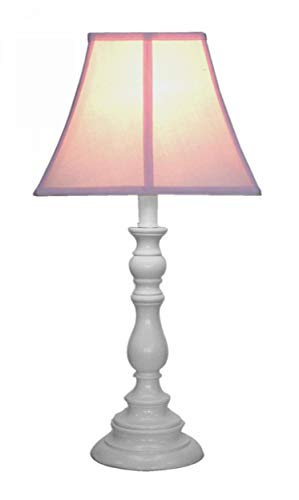 Book Cover Creative Motion White Base Resin Table Lamp, Pink