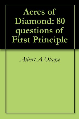 Acres of  Diamond: 80 questions of First Principle