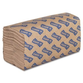 Genuine Joe GJO21020 1-Ply Single-foCSLD Paper Towel, 10-1/4" Length x 9.10" Width, Natural (Case of 16 Packs, 250 sheets per Pack)