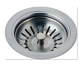 Delta Faucet 72010-AR Flange and Strainer Kitchen Sink, Arctic Stainless