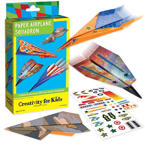 Book Cover Creativity for Kids Paper Airplane Squadron - Create and Customize 20 Paper Planes