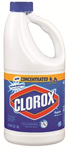 Book Cover Clorox 30769 Concentrated Regular Bleach, 64oz Bottle (Case of 8)