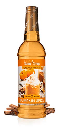 Jordan's Skinny Mixes Sugar Free Coffee Flavoring Syrup, Pumpkin Spice 25.4 Fl Oz