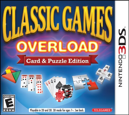 Book Cover Classic Games Overload: Card & Puzzle Edition - 3DS