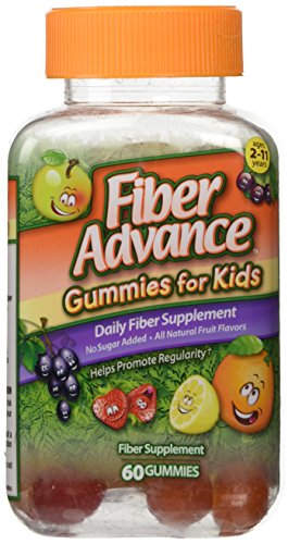 Book Cover Fiber Advance Gummies For Kids Daily Fiber Supplement, 60 count